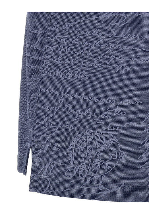 BERLUTI 'Scritto' поло Blue R29JPS5900173N BERLUTI 'Scritto' поло Blue R29JPS5900173N