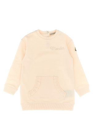 Сукня з вишитим логотипом Рожева MONCLER ENFANT K29518I0000589A23529 Сукня з вишитим логотипом Рожева MONCLER ENFANT K29518I0000589A23529