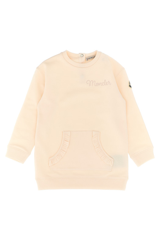 Logo embroidery dress Pink Logo embroidery dress Pink