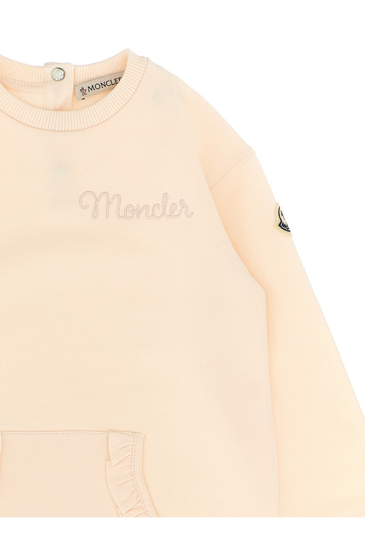 Logo embroidery dress Pink Logo embroidery dress Pink