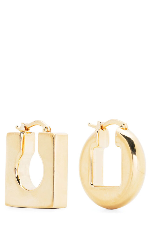 'Les Boucles Rond Carré' earrings Gold 'Les Boucles Rond Carré' earrings Gold