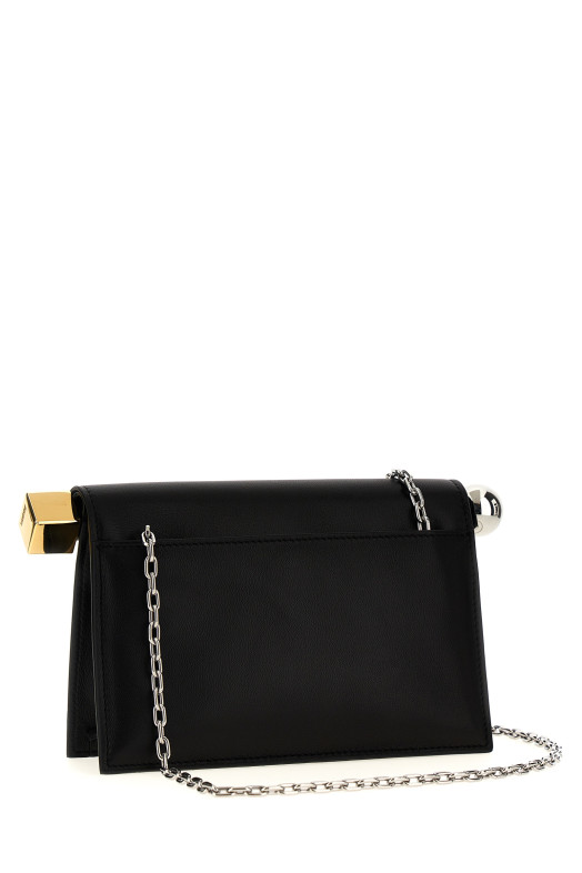 'La Petite Pochette Rond Carré' clutch Black