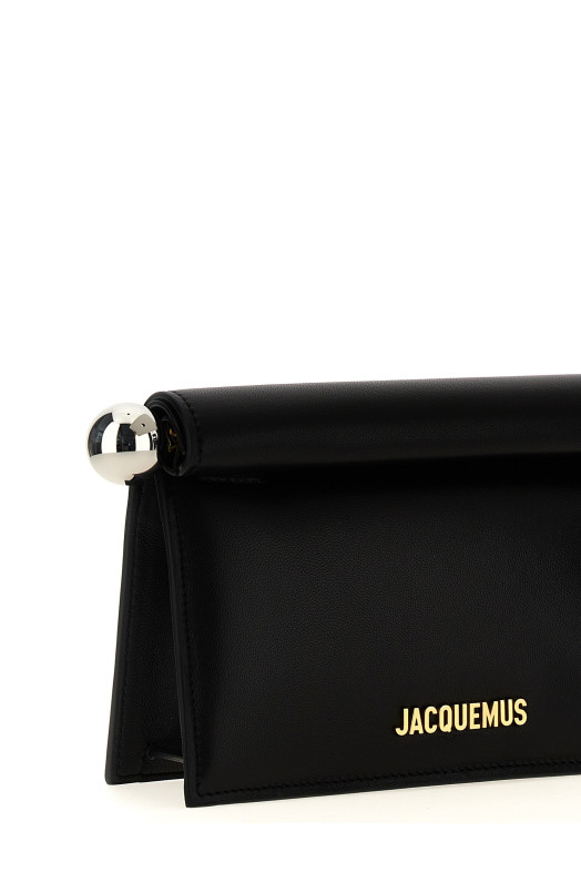 'La Petite Pochette Rond Carré' clutch Black