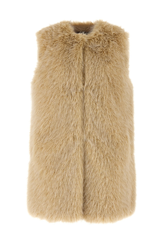 Faux fur vest Beige Faux fur vest Beige