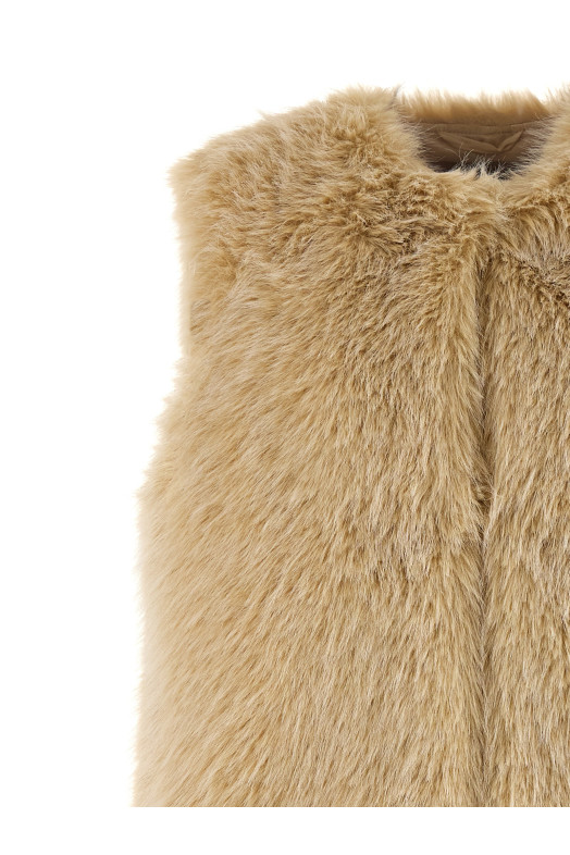 Faux fur vest Beige Faux fur vest Beige
