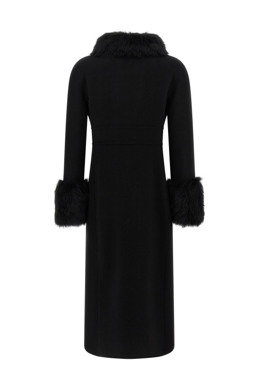 Valentino Garavani double breasted coat Black