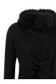 Valentino Garavani double breasted coat Black