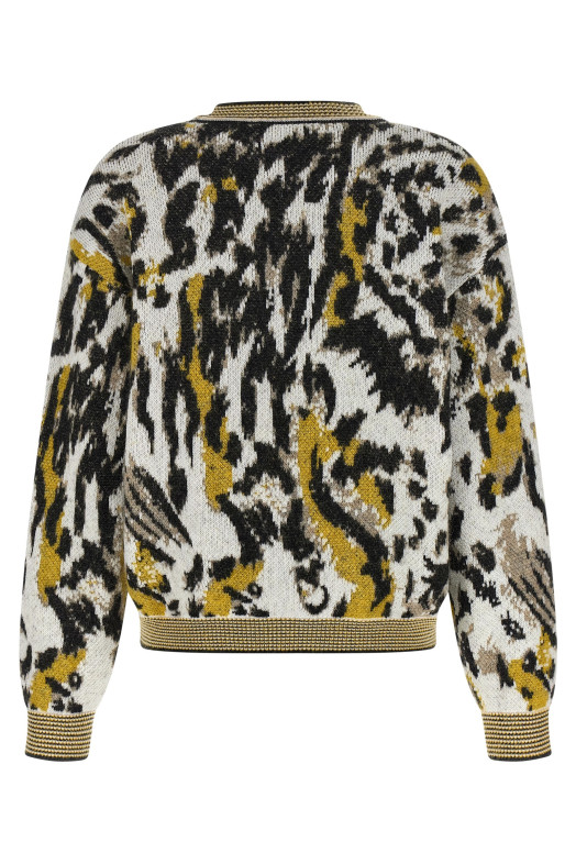 Светр з тваринним мотивом, різнокольоровий MISSONI DS25WN07BK01C1SM9SY Светр з тваринним мотивом, різнокольоровий MISSONI DS25WN07BK01C1SM9SY