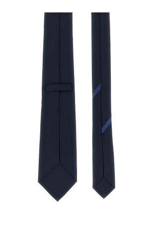 'Classic Scritto' tie Blue