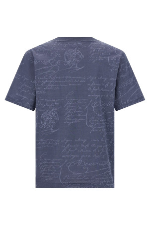 'Scritto' T-shirt Blue