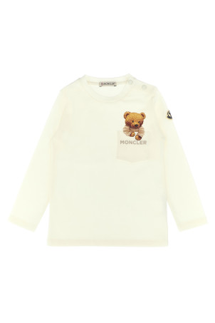Футболка Pocket White MONCLER ENFANT K29518D0000589AUM034 Футболка Pocket White MONCLER ENFANT K29518D0000589AUM034