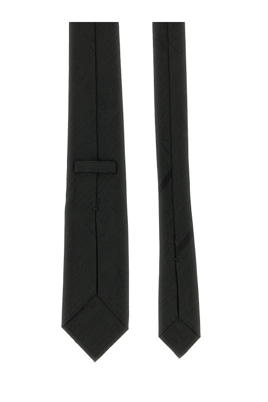 'Classic Scritto' tie Green