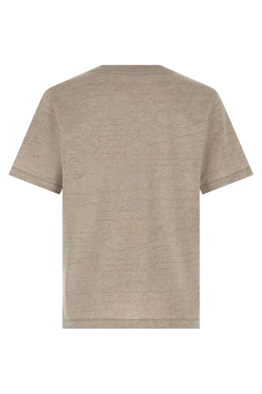 'Scritto' T-shirt Beige 'Scritto' T-shirt Beige