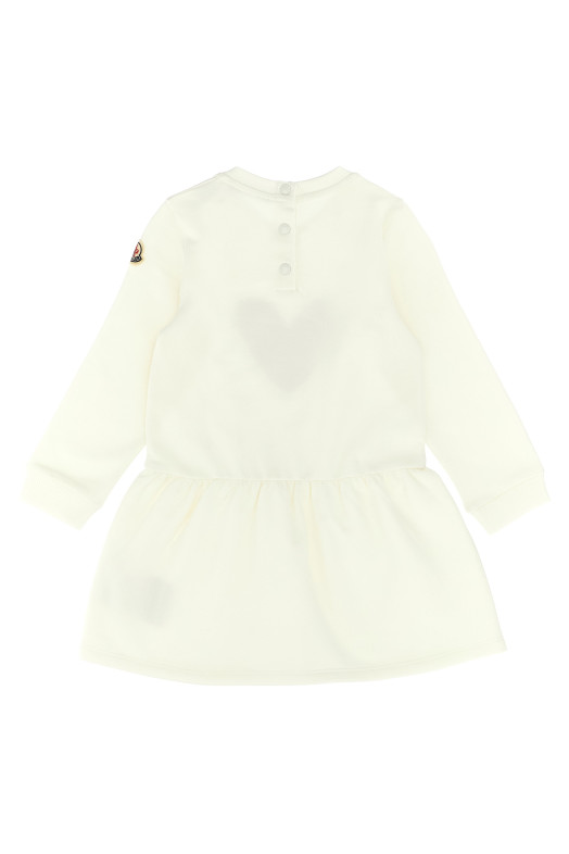 Сукня з принтом Біла MONCLER ENFANT K29518I0000489A23034 Сукня з принтом Біла MONCLER ENFANT K29518I0000489A23034