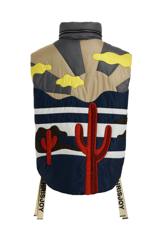 Cactus' oversize vest Multicolor