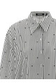 'Poplin Oversized Striped' shirt Black-grey 'Poplin Oversized Striped' shirt Black-grey