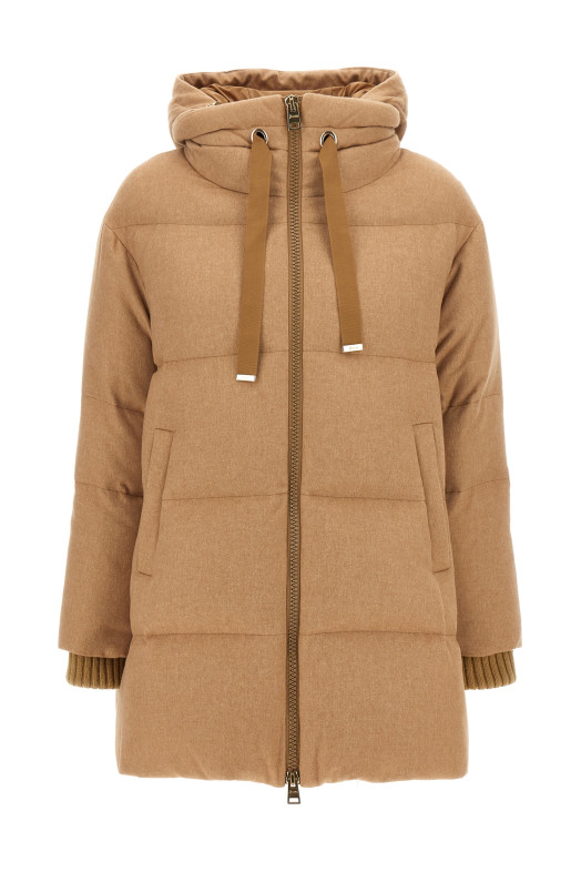 'A-Shape' down jacket Beige