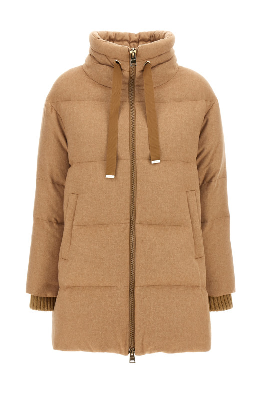 'A-Shape' down jacket Beige