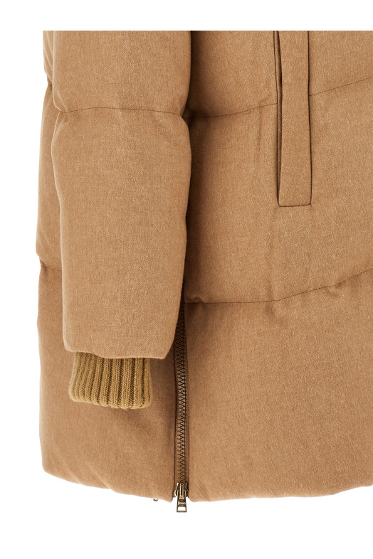 'A-Shape' down jacket Beige