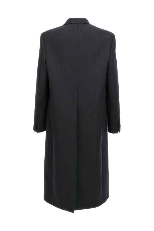 Double-breasted coat Gray