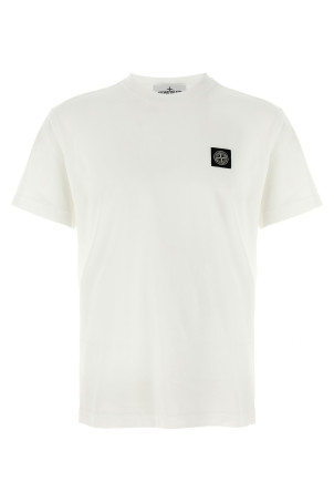 Футболка з логотипом, чорно-сіра STONE ISLAND K2S152100027S0013V0001 Футболка з логотипом, чорно-сіра STONE ISLAND K2S152100027S0013V0001