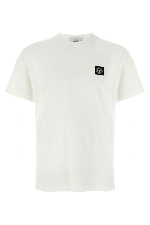 Футболка с логотипом Черно-серая STONE ISLAND K2S152100027S0013V0001 Футболка с логотипом Черно-серая STONE ISLAND K2S152100027S0013V0001