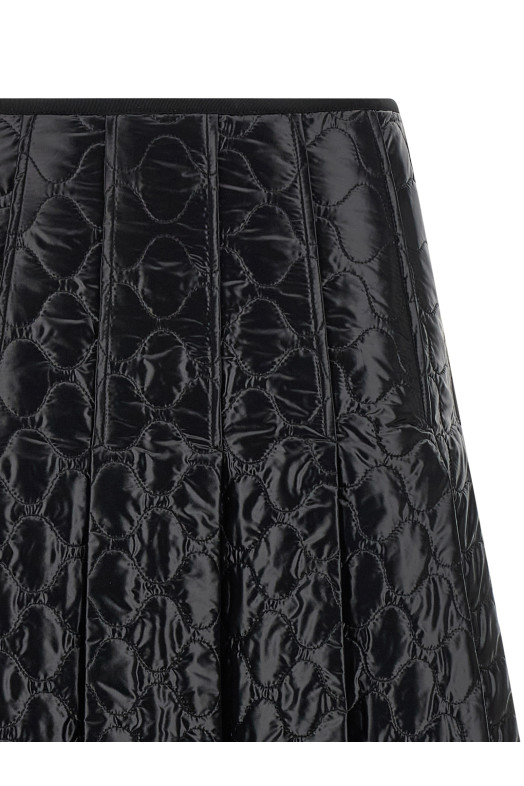Лакована нейлонова спідниця Чорна MONCLER K20932D00038597Z8999