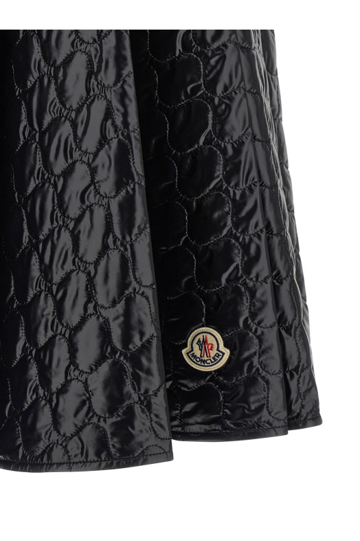 Лакована нейлонова спідниця Чорна MONCLER K20932D00038597Z8999