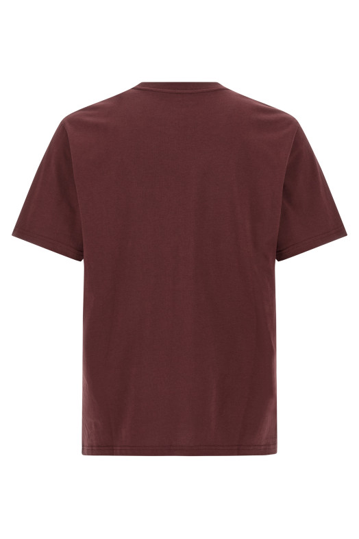'Pocket' T-shirt Bordeaux