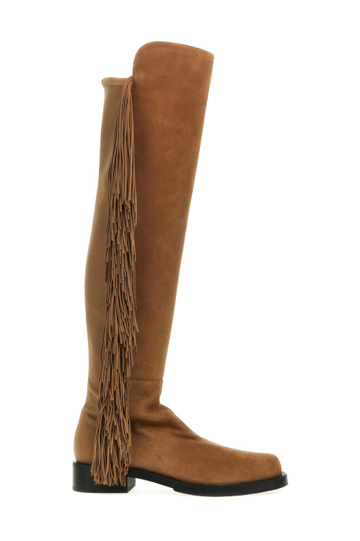 '5050 bold fringe' boots Beige '5050 bold fringe' boots Beige
