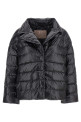 Hood insert down jacket Black