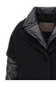 Hood insert down jacket Black