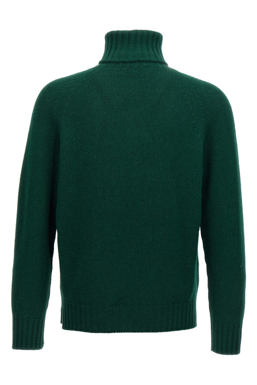 High neck sweater Green