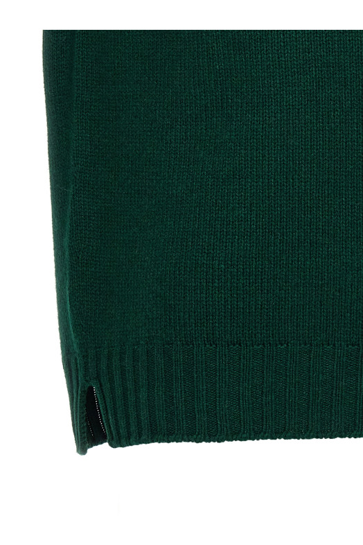 High neck sweater Green