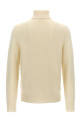 High neck sweater White