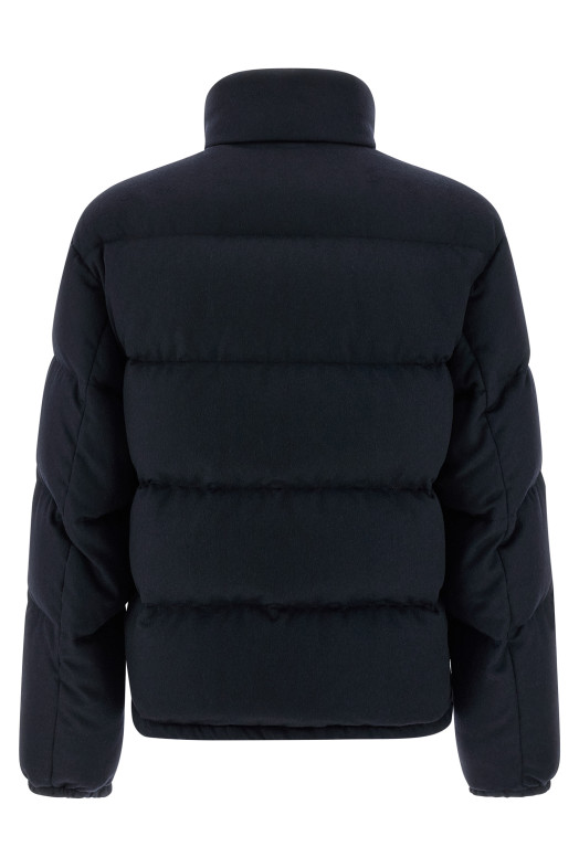 Кашемировый пуховик Синий PRADA SGC921SOOO17XTF0008