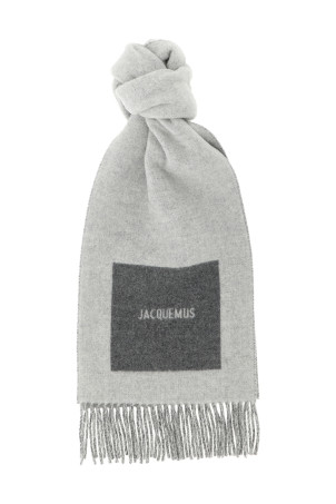 'L'Echarpe Rond Carré' scarf Gray