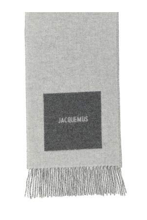 'L'Echarpe Rond Carré' scarf Gray