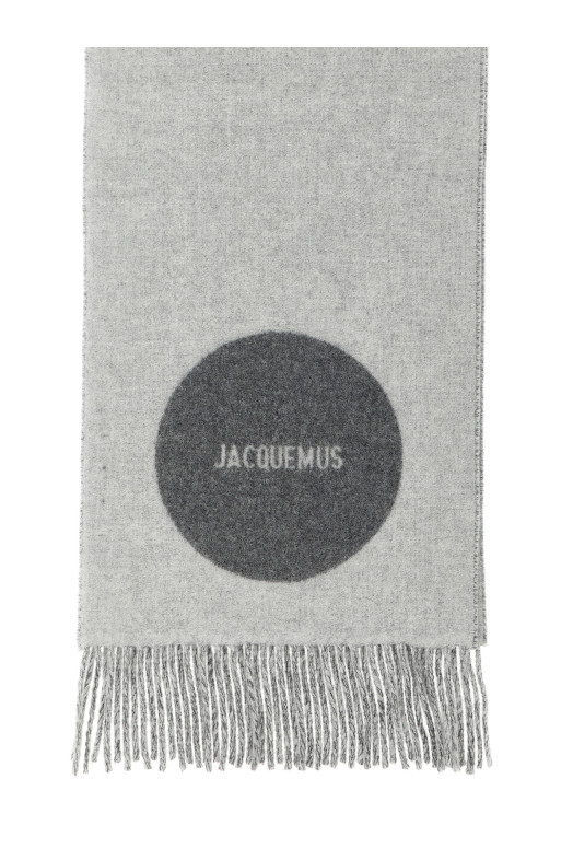 'L'Echarpe Rond Carré' scarf Gray