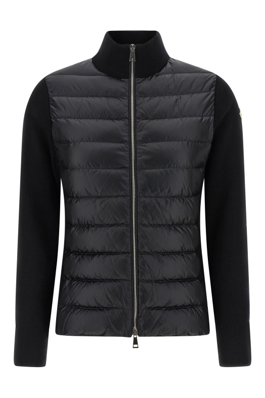 Двухкомпонентный кардиган Черный MONCLER K20939B00023M1131999 Двухкомпонентный кардиган Черный MONCLER K20939B00023M1131999