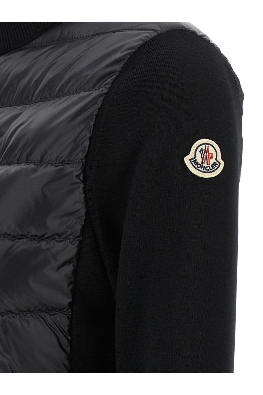 Двухкомпонентный кардиган Черный MONCLER K20939B00023M1131999 Двухкомпонентный кардиган Черный MONCLER K20939B00023M1131999