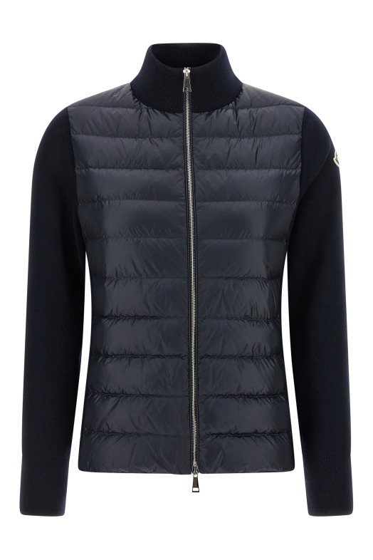 Двухкомпонентный кардиган Синий MONCLER K20939B00023M1131742 Двухкомпонентный кардиган Синий MONCLER K20939B00023M1131742