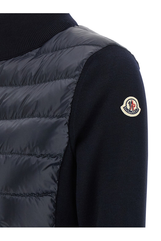 Двухкомпонентный кардиган Синий MONCLER K20939B00023M1131742 Двухкомпонентный кардиган Синий MONCLER K20939B00023M1131742