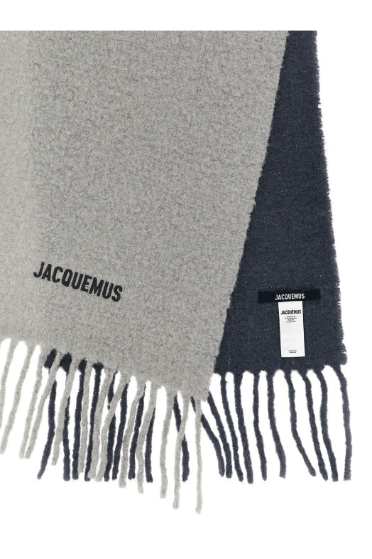 Шарф «LJACQUEMUS 'Echarpe Moisson» Сірий 23HACU00574AOT4032915 Шарф «LJACQUEMUS 'Echarpe Moisson» Сірий 23HACU00574AOT4032915