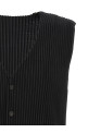 Плісирований жилет Чорний HOMME PLISSE' ISSEY MIYAKE HP58JE51115 Плісирований жилет Чорний HOMME PLISSE' ISSEY MIYAKE HP58JE51115