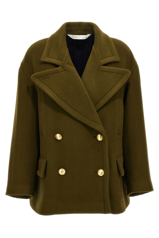 Palm embroidery coat Green Palm embroidery coat Green