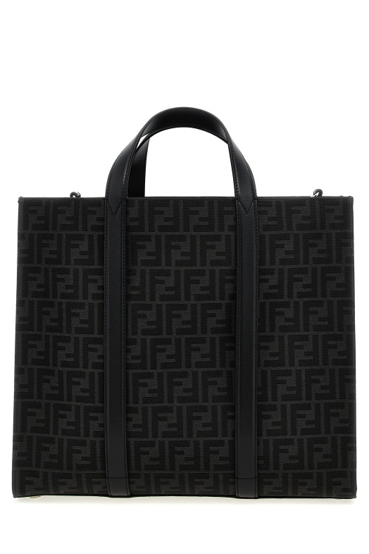 FF jacquard shopper Black