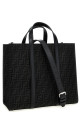 FF jacquard shopper Black