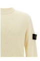 Вязаный свитер с рельефной текстурой Белый STONE ISLAND K2S155100053S00C2V0093