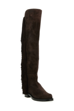 '5050 bold fringe' boots Brown '5050 bold fringe' boots Brown